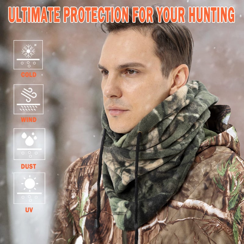 Your Choice Balaclava Ski Mask, Hunting Face Mask, Camo Balaclava Face Mask for Cold Weather, Hunting Gear Gifts for Men Women, Extra Long Design - Image 3